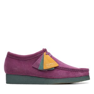 Clarks Mens Wallabee Purple Shoes (NWT)